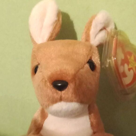 Ty Beanie Babies - Pouch Kangaroo 1996 *RARE, ERRORS* (Excellent, Retired, Baby - Picture 3 of 8